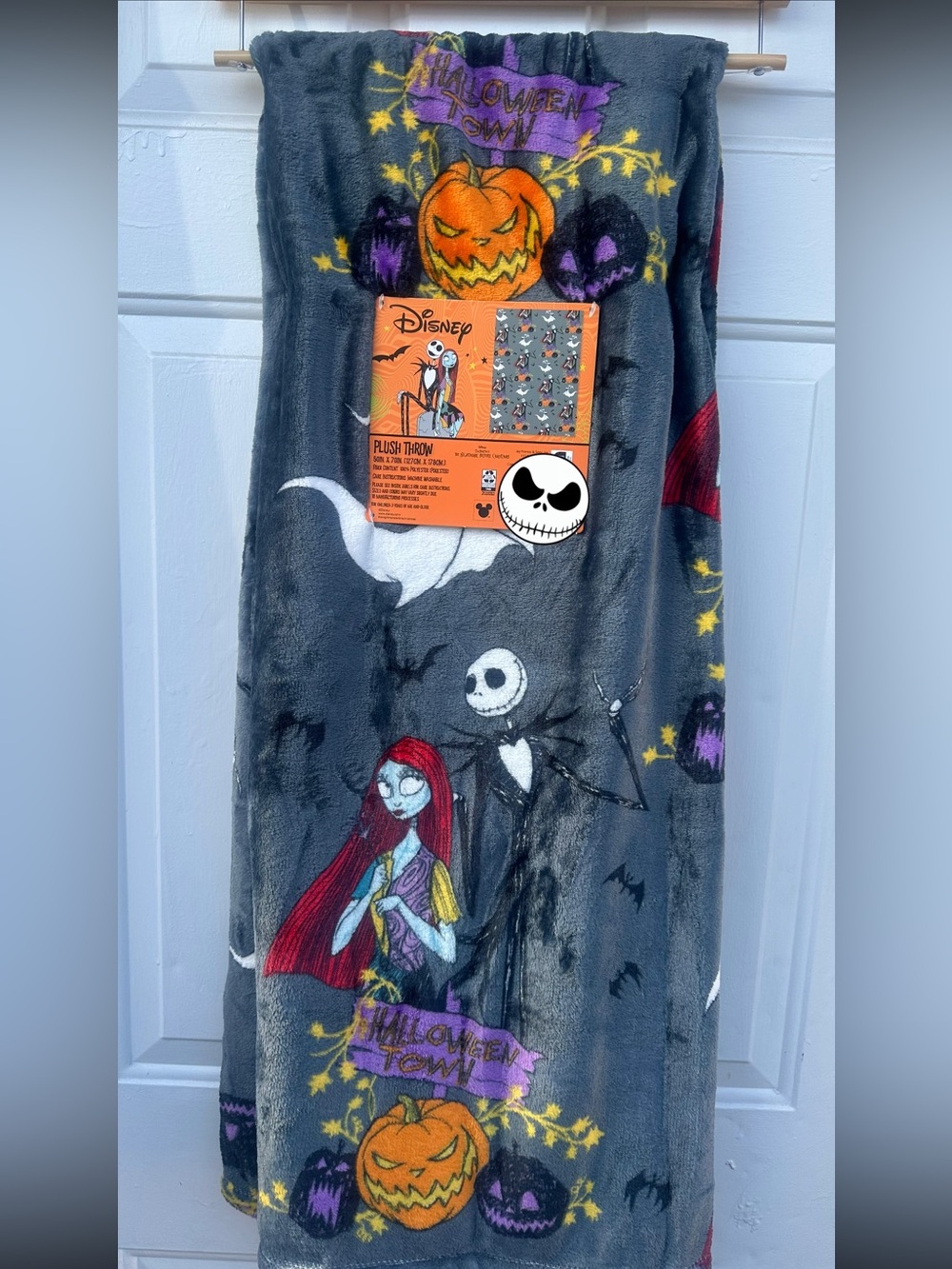 VIRAL Disney Nightmare Before Christmas Halloween Blanket